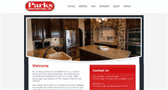 Desktop Screenshot of jparksconstruction.com